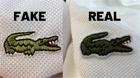 lacoste fake vs original bag|lacoste polo counterfeit vs real.